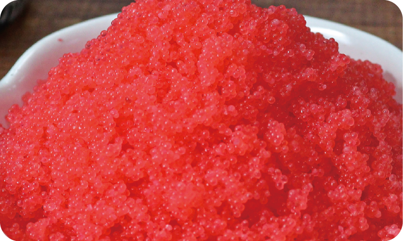 Seasoned Capelin Fish  Roe Red